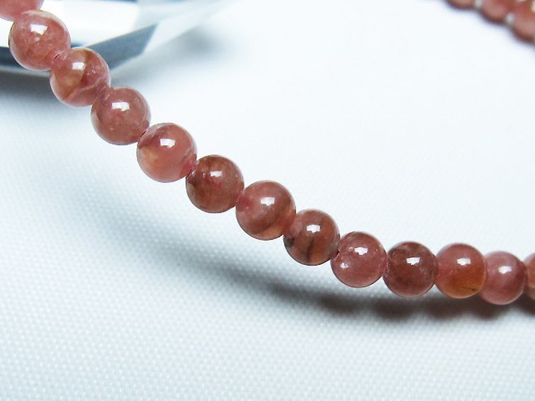 インカローズ ロードクロサイト ブレスレット 5mm [T27-2568] 3枚目