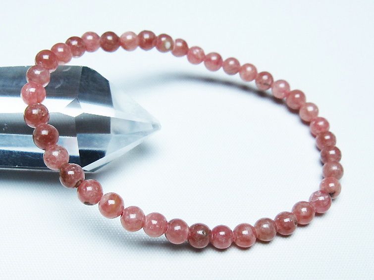 インカローズ ロードクロサイト ブレスレット 5mm [t27-2574] 1枚目