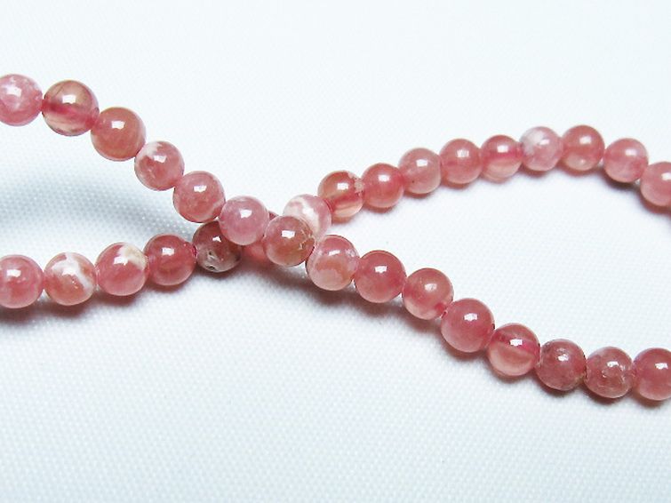 インカローズ ロードクロサイト ブレスレット 4mm [T27-2582] 2枚目