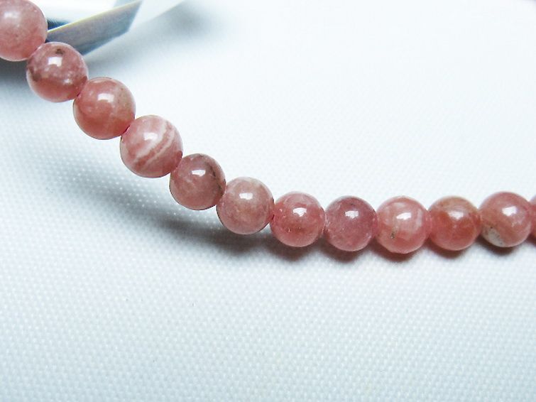 インカローズ ロードクロサイト ブレスレット 5mm [T27-2598] 3枚目