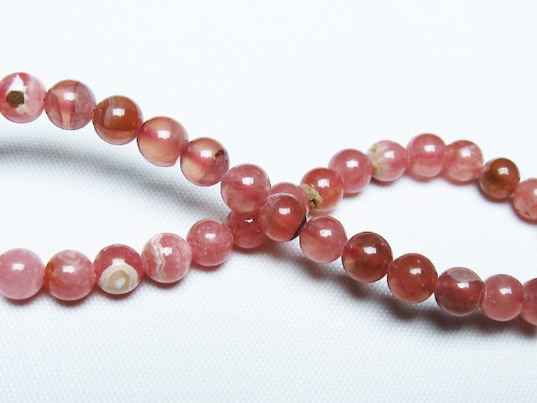 インカローズ ロードクロサイト ブレスレット 5mm [T27-2619] 2枚目