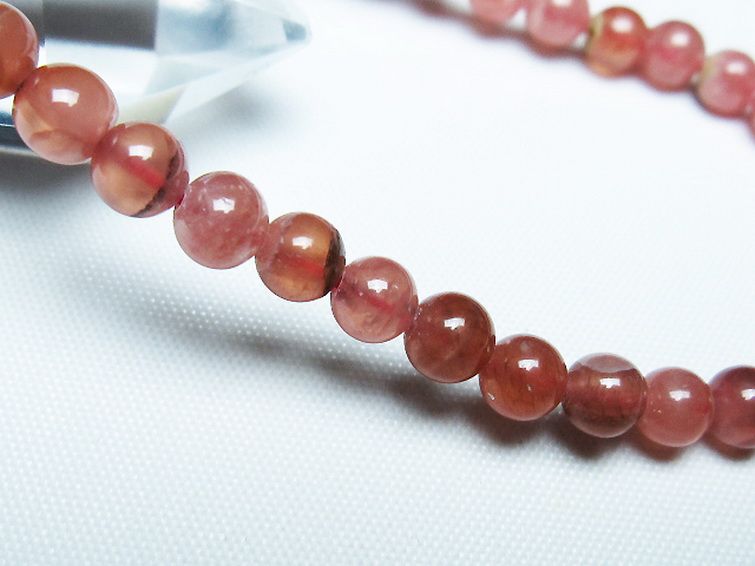 インカローズ ロードクロサイト ブレスレット 5mm [T27-2619] 3枚目