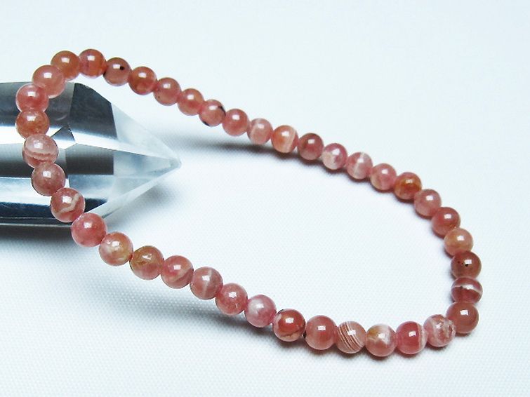 インカローズ ロードクロサイト ブレスレット 5mm [t27-2627] 1枚目