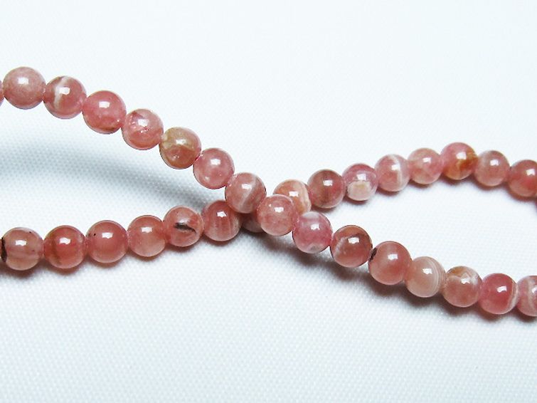 インカローズ ロードクロサイト ブレスレット 5mm [t27-2627] 2枚目