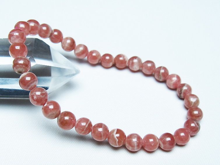 インカローズ ロードクロサイト ブレスレット 6mm [t27-2650] 1枚目