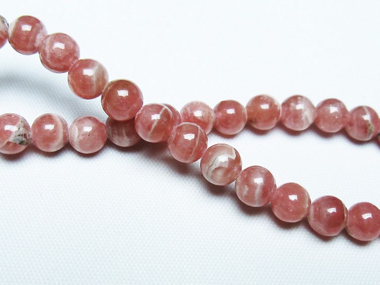 インカローズ ロードクロサイト ブレスレット 6mm [t27-2650] 2枚目