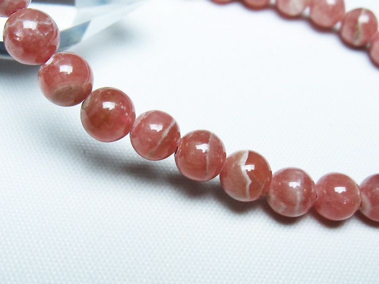 インカローズ ロードクロサイト ブレスレット 6mm [t27-2650] 3枚目