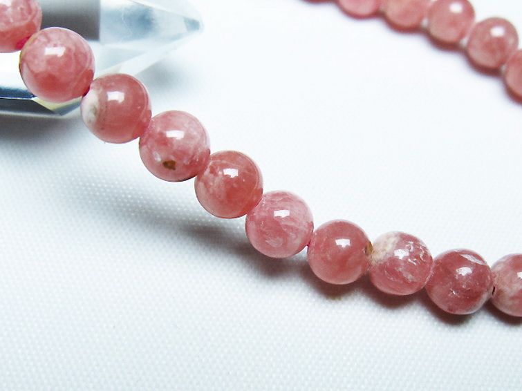 インカローズ ロードクロサイト ブレスレット 6mm [t27-2662] 3枚目