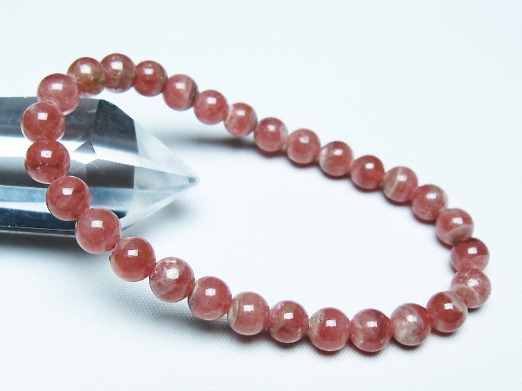 インカローズ ロードクロサイト ブレスレット 7mm [T27-2665] 1枚目