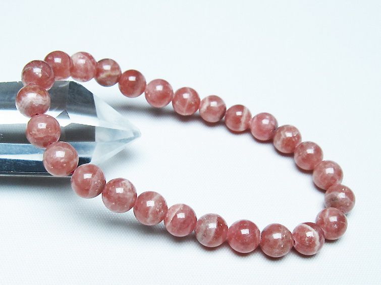 インカローズ ロードクロサイト ブレスレット 7mm [t27-2672] 1枚目