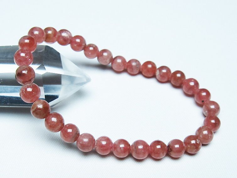 インカローズ ロードクロサイト ブレスレット 7mm [t27-2675] 1枚目