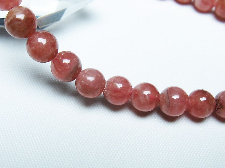 インカローズ ロードクロサイト ブレスレット 7mm [t27-2675] 3枚目