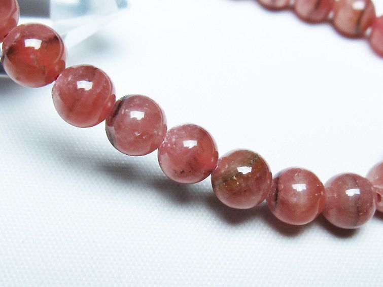 インカローズ ロードクロサイト ブレスレット 7mm [T27-2677] 3枚目