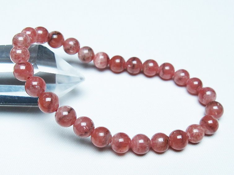 インカローズ ロードクロサイト ブレスレット 7mm [t27-2679] 1枚目