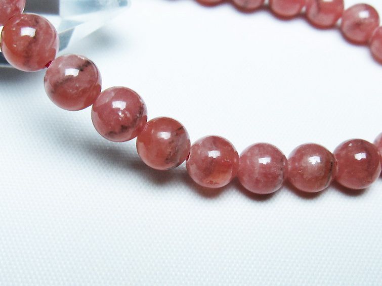 インカローズ ロードクロサイト ブレスレット 7mm [t27-2679] 3枚目