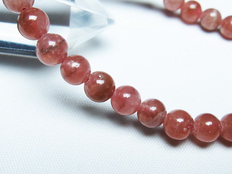 インカローズ ロードクロサイト ブレスレット 6mm [T27-2688] 3枚目