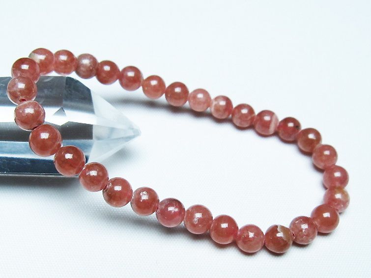 インカローズ ロードクロサイト ブレスレット 6mm [t27-2689] 1枚目