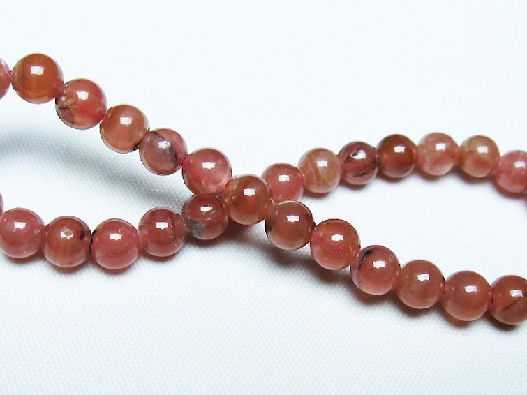 インカローズ ロードクロサイト ブレスレット 6mm [t27-2699] 2枚目