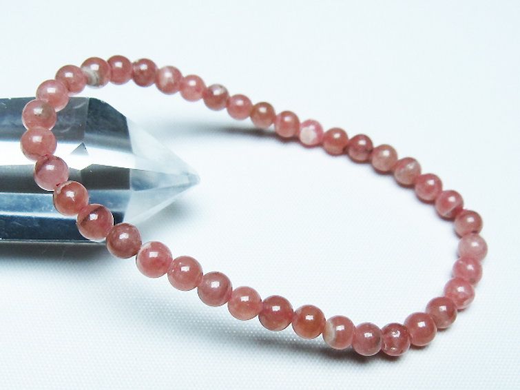 インカローズ ロードクロサイト ブレスレット 5mm [T27-2707] 1枚目