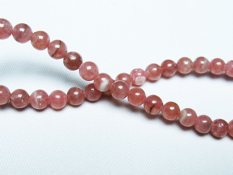 インカローズ ロードクロサイト ブレスレット 5mm [T27-2707] 2枚目