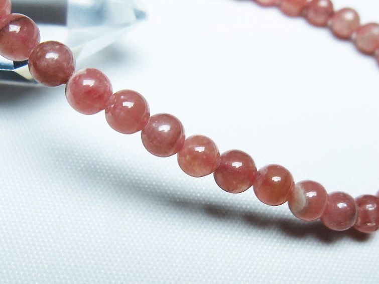 インカローズ ロードクロサイト ブレスレット 5mm [T27-2707] 3枚目