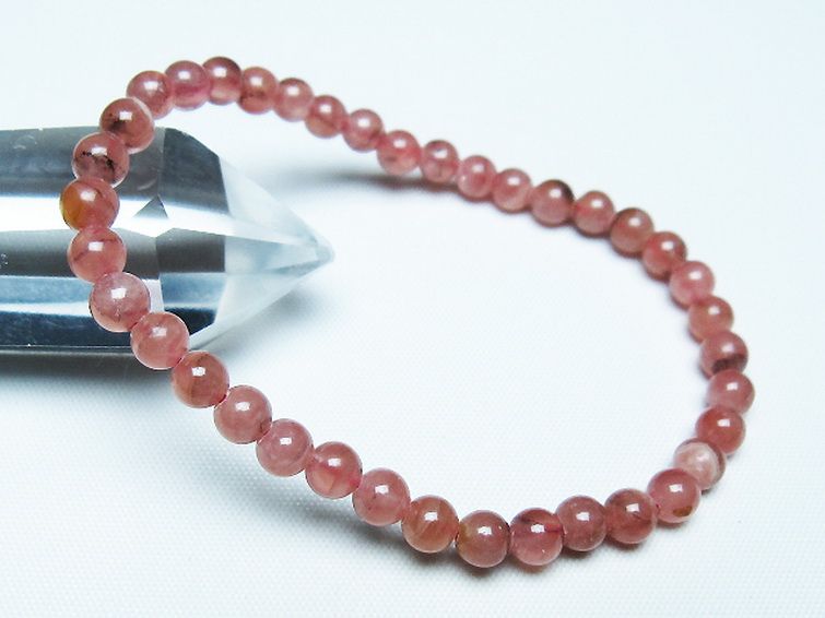 インカローズ ロードクロサイト ブレスレット 5mm [t27-2712] 1枚目