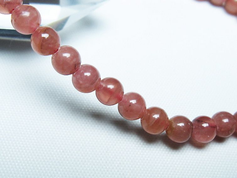 インカローズ ロードクロサイト ブレスレット 5mm [t27-2712] 3枚目