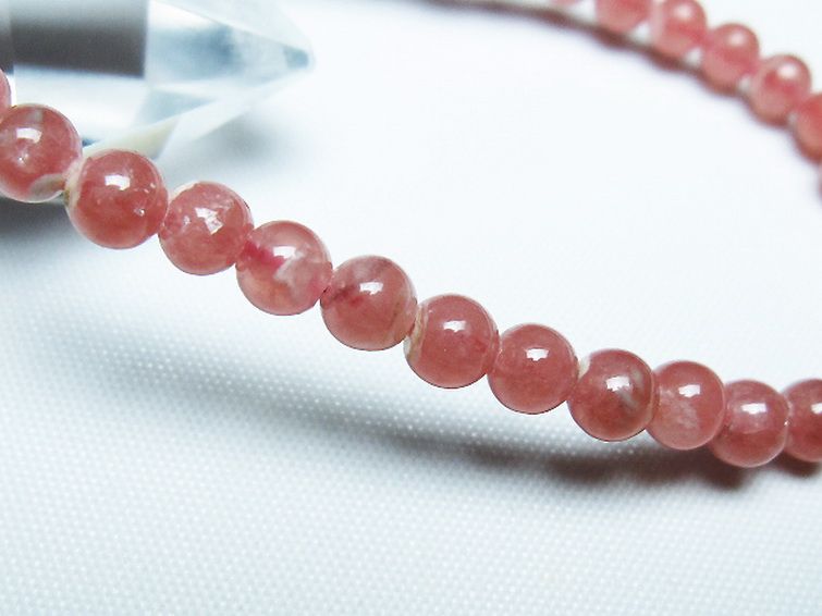 インカローズ ロードクロサイト ブレスレット 5mm [T27-2714] 3枚目