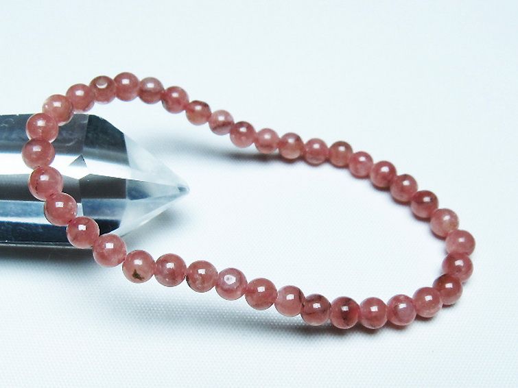 インカローズ ロードクロサイト ブレスレット 5mm [t27-2717] 1枚目