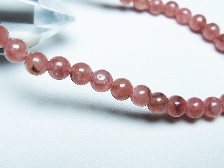 インカローズ ロードクロサイト ブレスレット 5mm [t27-2717] 3枚目