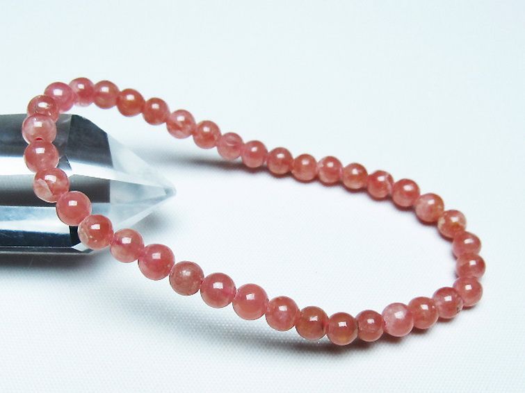 インカローズ ロードクロサイト ブレスレット 5mm [t27-2725] 1枚目