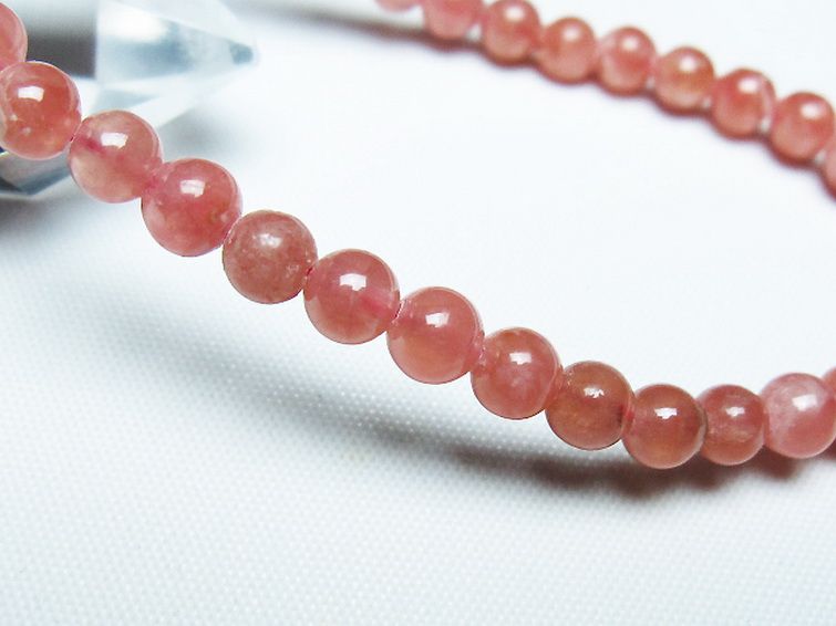 インカローズ ロードクロサイト ブレスレット 5mm [t27-2725] 3枚目