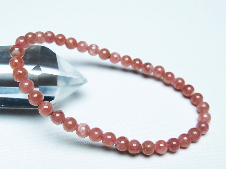 インカローズ ロードクロサイト ブレスレット 5mm [T27-2731] 1枚目