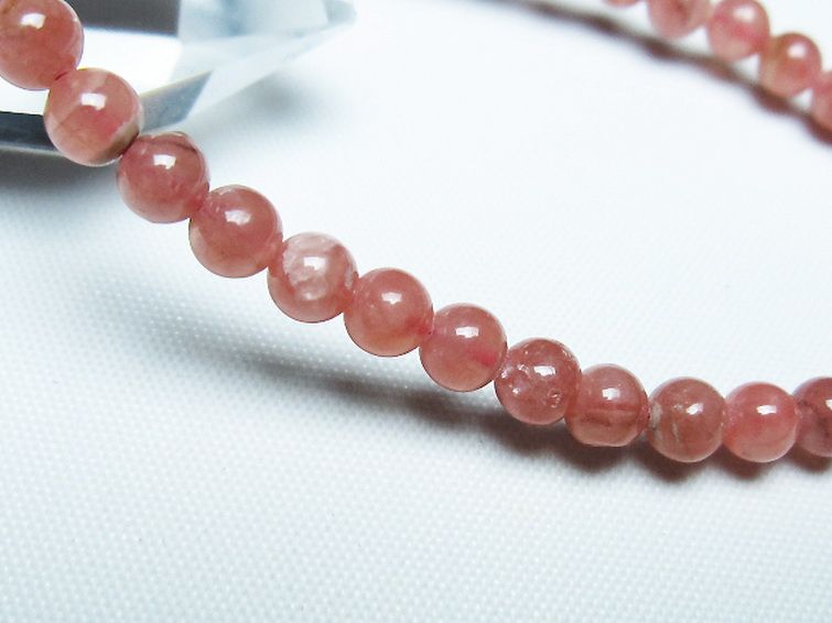 インカローズ ロードクロサイト ブレスレット 5mm [T27-2731] 3枚目