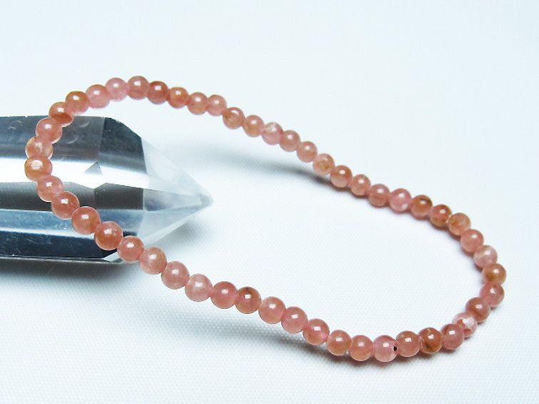 インカローズ ロードクロサイト ブレスレット 4mm [T27-2734] 1枚目