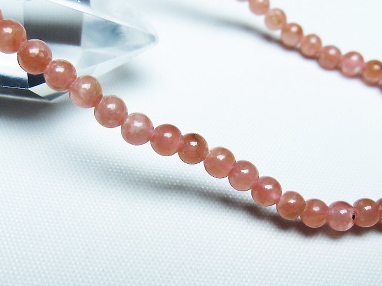 インカローズ ロードクロサイト ブレスレット 4mm [T27-2734] 3枚目