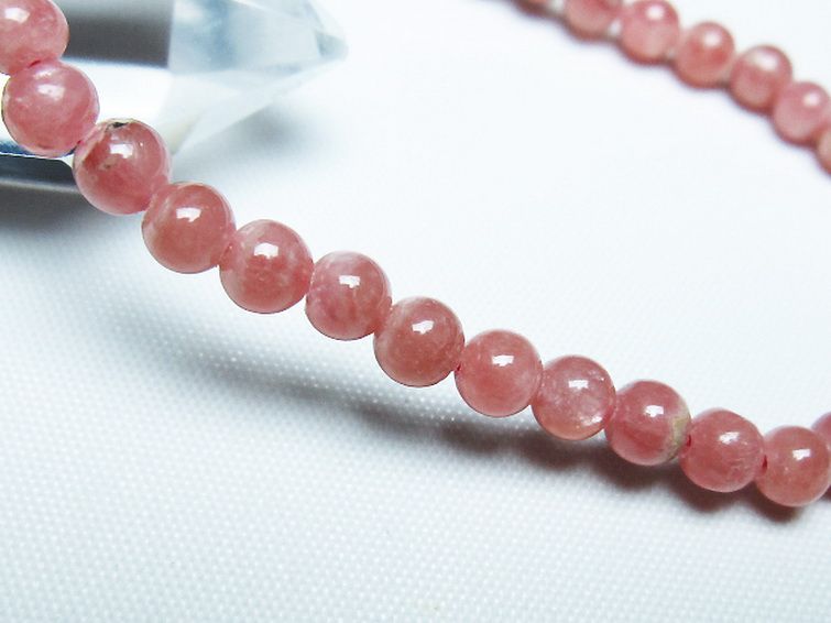 インカローズ ロードクロサイト ブレスレット 5mm [T27-2737] 3枚目