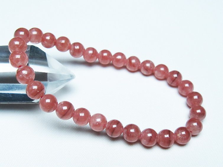 インカローズ ロードクロサイト ブレスレット 7mm [t27-2748] 1枚目