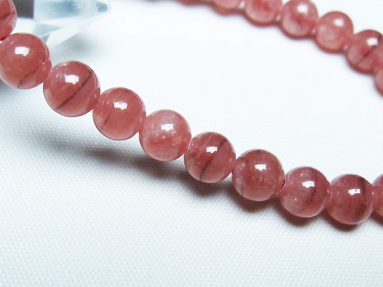 インカローズ ロードクロサイト ブレスレット 7mm [t27-2748] 3枚目