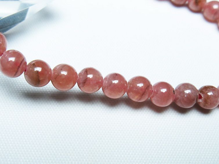 インカローズ ロードクロサイト ブレスレット 5mm [T27-2754] 3枚目