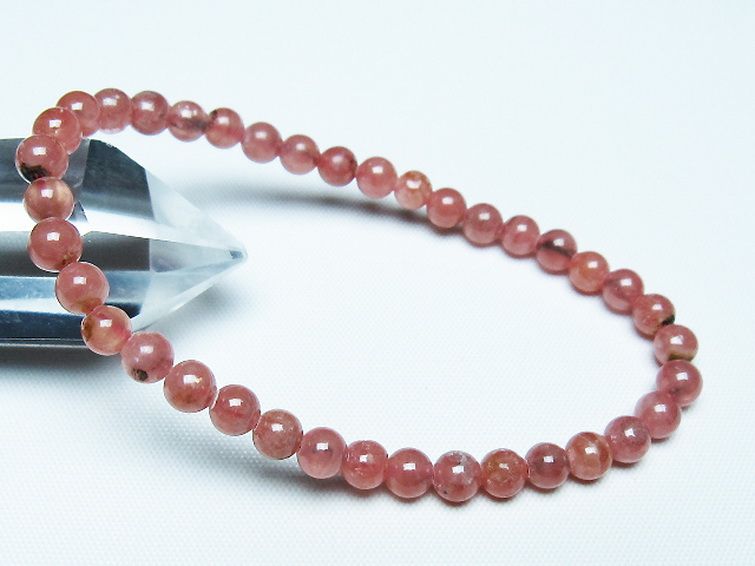 インカローズ ロードクロサイト ブレスレット 5mm [T27-2757] 1枚目