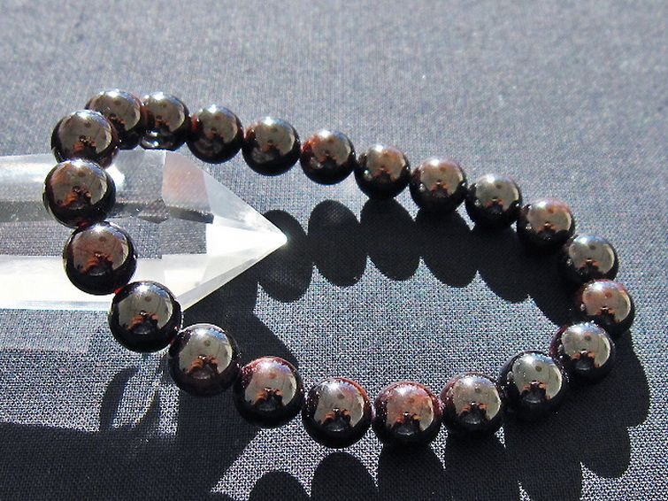 ガーネット ブレスレット 9mm [t271-2925] 1枚目