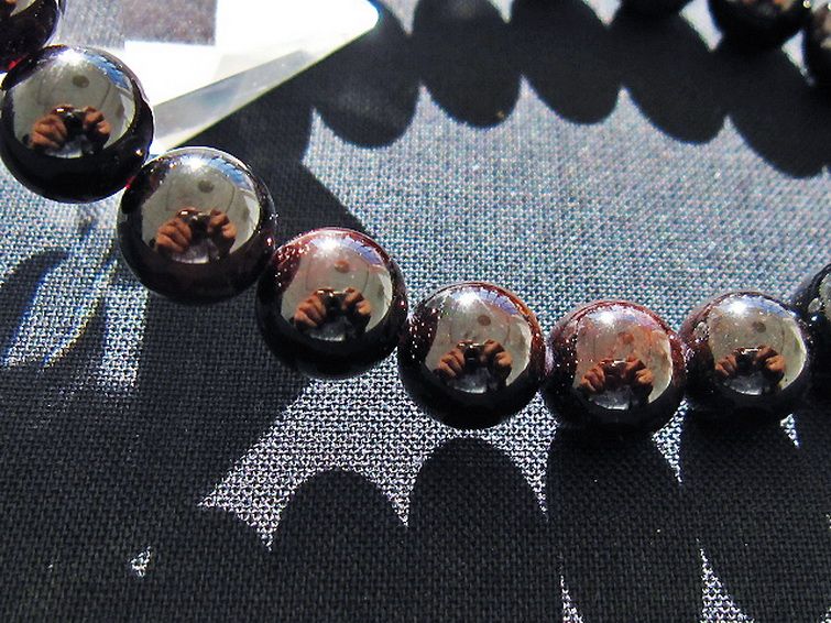 ガーネット ブレスレット 9mm [t271-2925] 3枚目