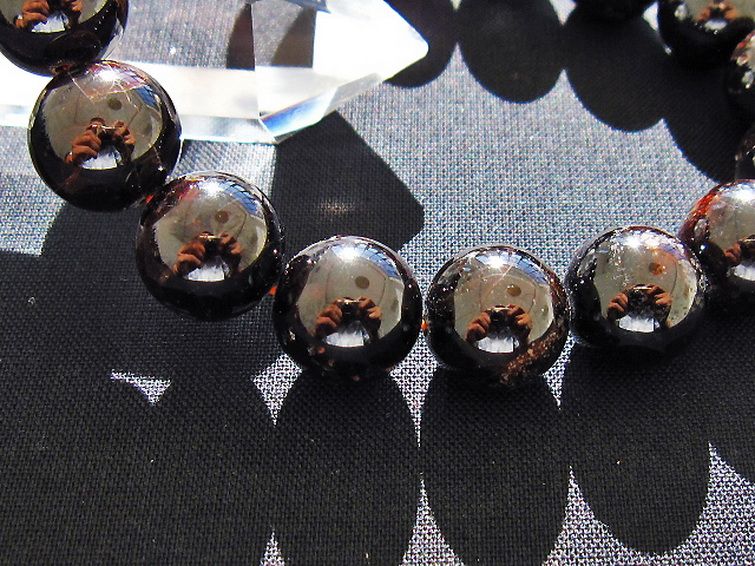 ガーネット ブレスレット 13mm [t271-2953] 3枚目