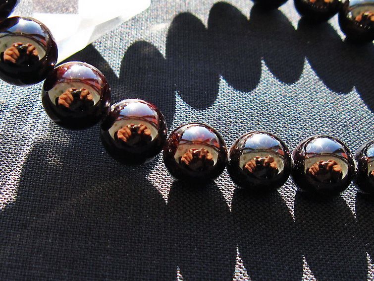 ガーネット ブレスレット 9mm [t271-3088] 3枚目