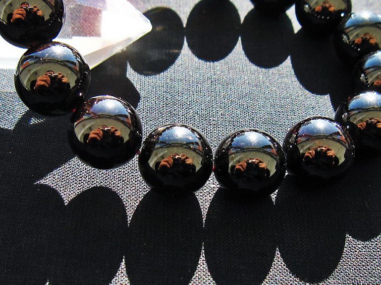 ガーネット ブレスレット 14mm [t271-3169] 3枚目