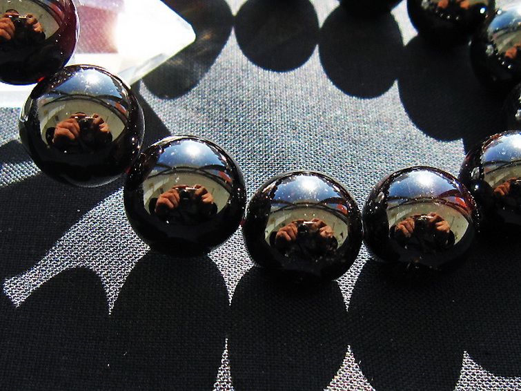 ガーネット ブレスレット 14mm [t271-3171] 3枚目