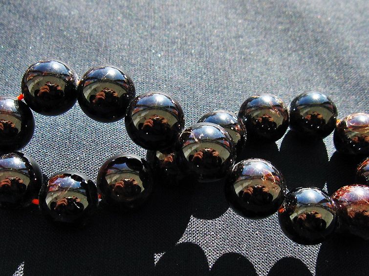ガーネット ブレスレット 13mm [t271-3182] 2枚目