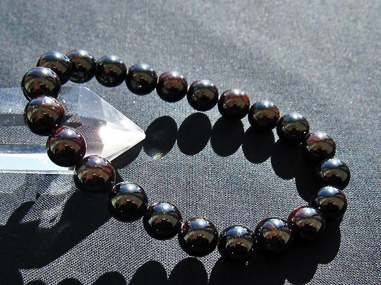 ガーネット ブレスレット 9mm [T271-3202] 1枚目