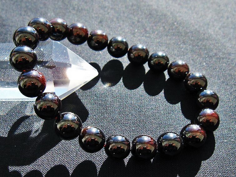 ガーネット ブレスレット 9mm [T271-3204] 1枚目